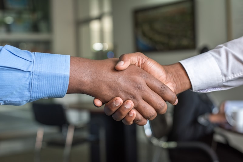 Handshake representing trust